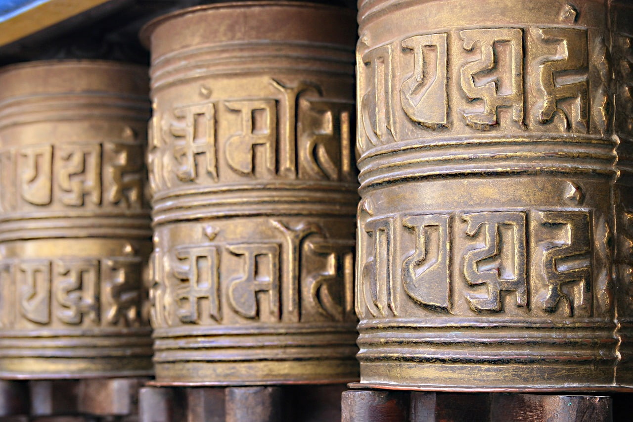 Buddhism and Jainism, prayer wheel, buddhism, nepal-484512.jpg