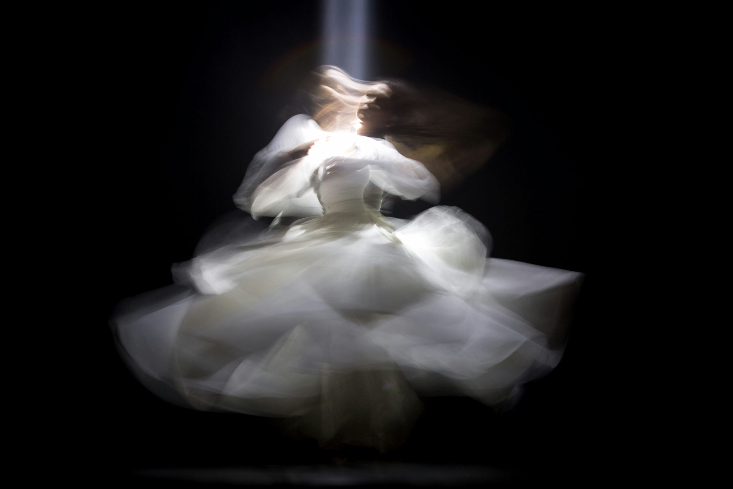 Soul in Christianity, woman dancing time lapse photography