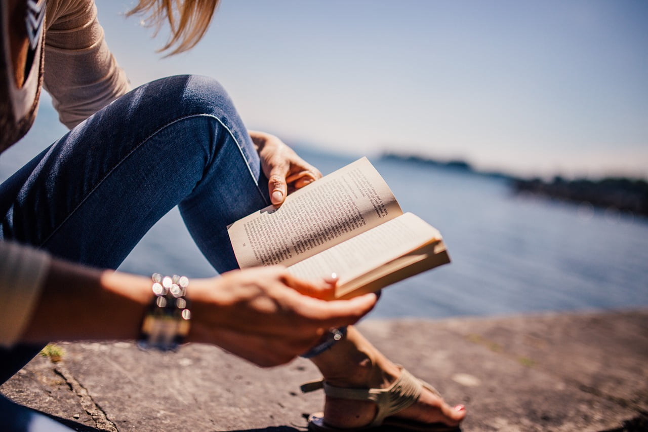 Religion, a person reading a book